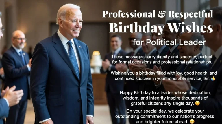Leader greeted by officials, professional birthday wishes