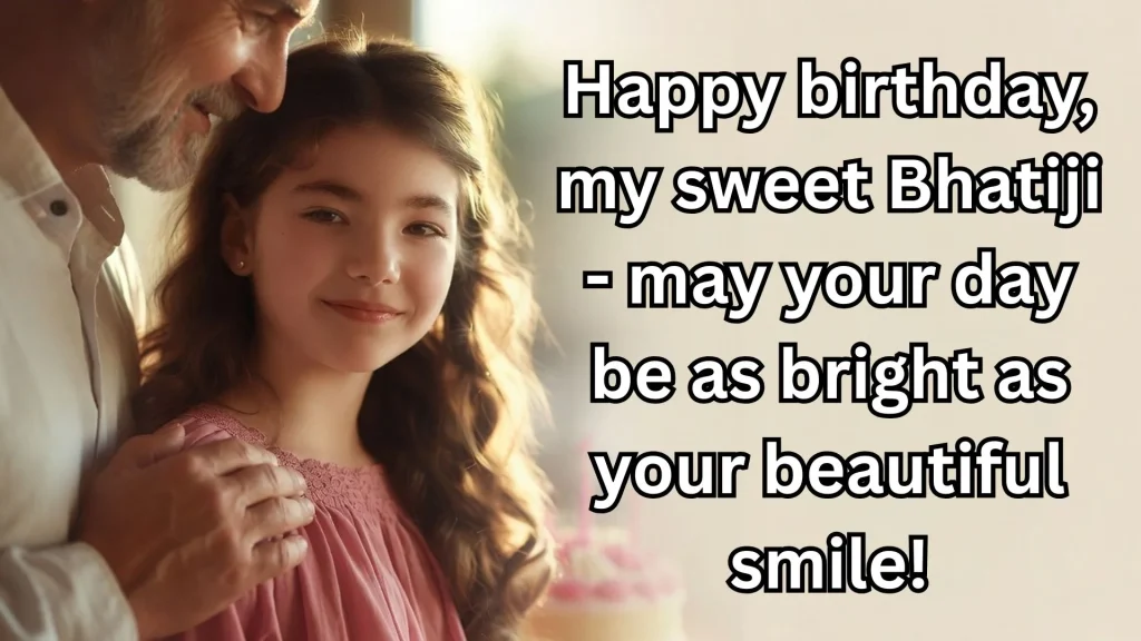 Man with girl, birthday wishes for niece quote