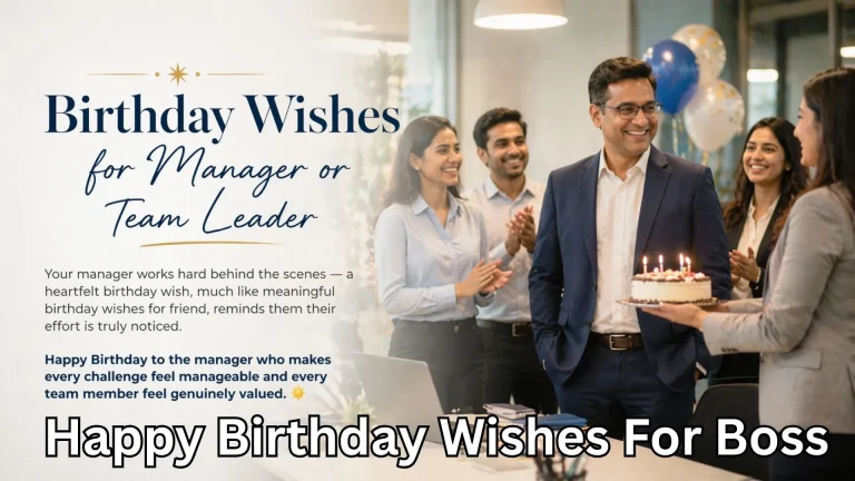 Manager birthday celebration, wishes for manager or team leader