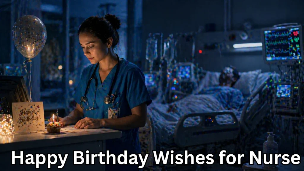 Nurse celebrates birthday during night shift in ICU